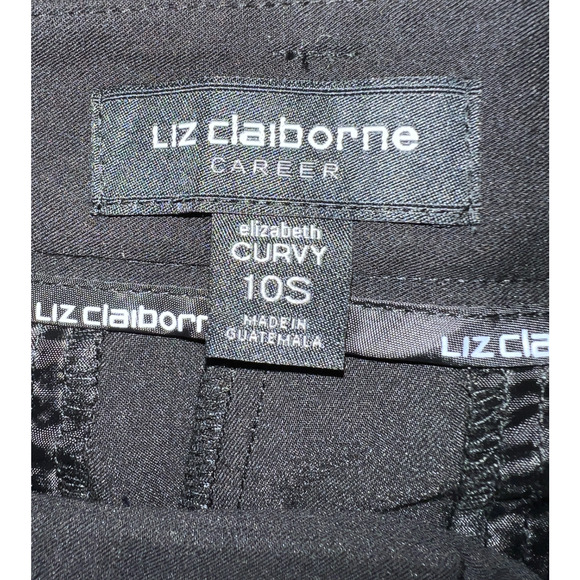 Liz Claiborne Dress Pants Womens Size 10 Career Pants Black Bootcut Pockets NWT - Picture 3 of 10